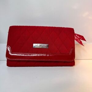 Vera Bradley Red Quilted Wallet
